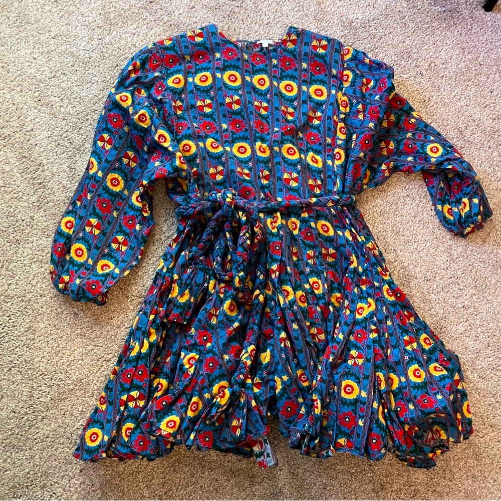 Rhode resort Ella folk art print dress